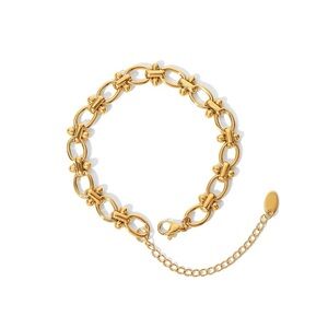 18K Gold Plated Link Bracelet